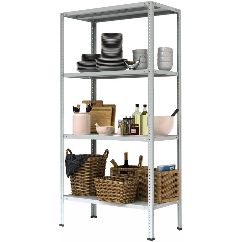 фото Стеллаж металлический COBALT P МС-1864 с 4-мя полками, 1000х600х1800 мм