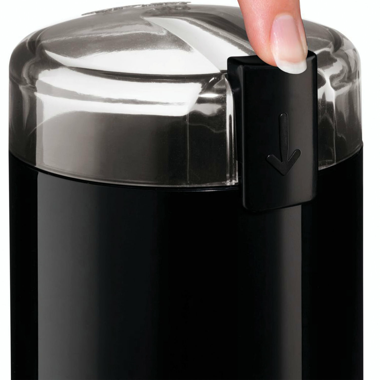 Кофемолка BOSCH TSM6A013B/MKM6003, мощность 180 Вт, вместимость 75 г, пластик, черная - фотография № 4