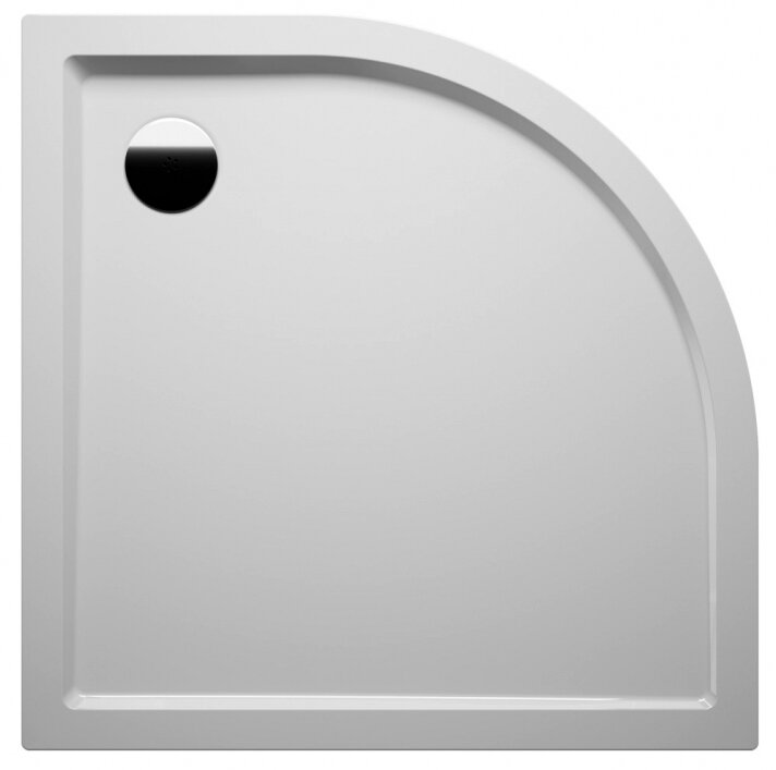 Душевой поддон Riho 279 D002018005 акриловый радиальный (R 550 мм) 80 х 80 х h14 см белый