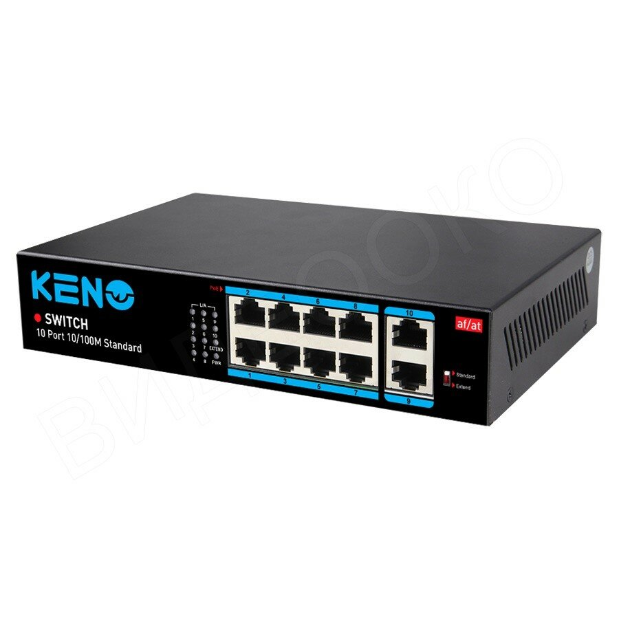 Коммутатор Keno KN-SW802POE+