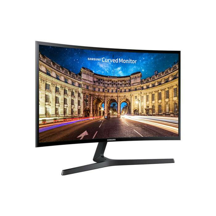 Монитор Samsung 23.5" С24F396FHI VA LED изогнутый 16:9 1920x1080 4ms 250cd 3000:1 178/178 D-Sub HDMI БП внешний Glossy Black (r-С24F390FHI)