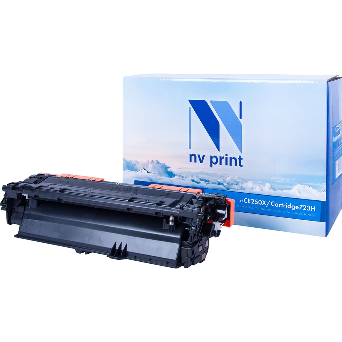 Совместимый картридж NV Print NV-CE250X/ 723H Black (NV-CE250X-723HBk) для HP LaserJet Color CP3525, CP3525dn, CP3525n, CP3525x