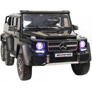 Детский электромобиль Rivertoys Mercedes-Benz AMG G63 4WD X555XX черный матовый