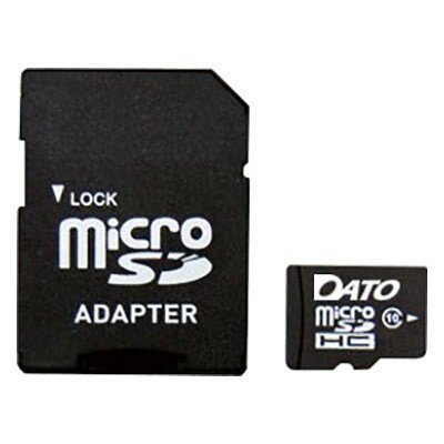 Карта памяти microSDHC 16Gb Class10 Dato DTTF016GUIC10 + adapter DTTF016GUIC10