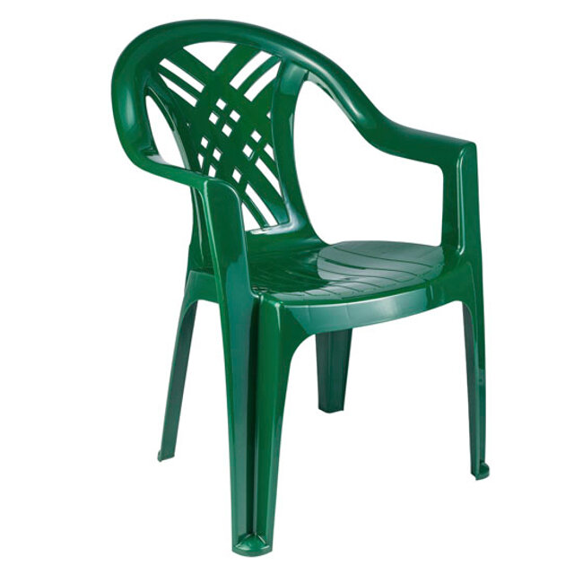 фото кресло Престиж-2 660х600х840мм темно-зеленый пластик