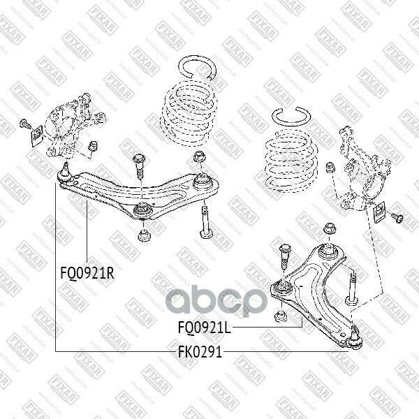 Рычаг Подвески Передний Нижний Левый FIXAR арт. FQ0921L