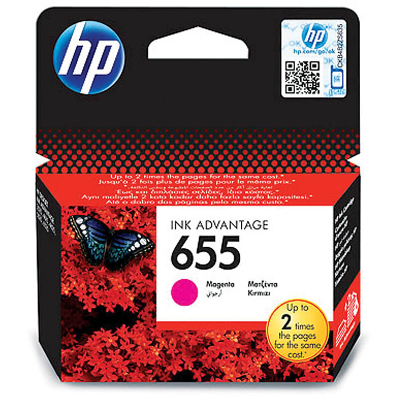 Картридж оригинальный HP CZ111AE (№655) пурпурный для DeskJet IA 3525/4615/4625/5525/6525 (600стр.) Hewlett Packard