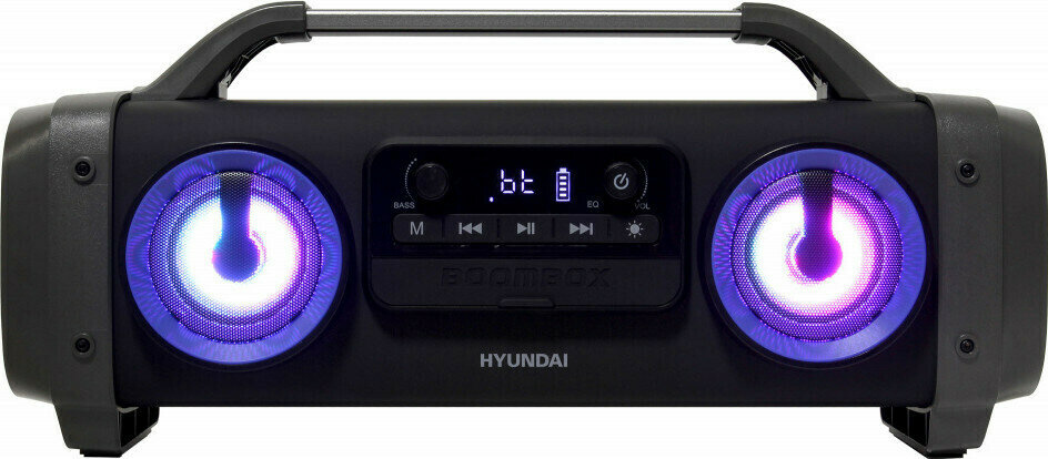 Магнитола Аудиомагнитола Hyundai H-PCD400 черный 28Вт/MP3/FM(dig)/USB/BT/microSD