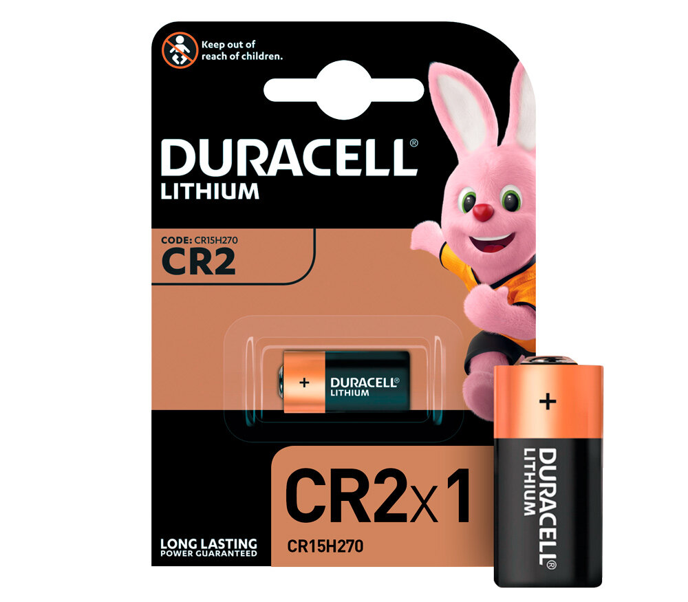 Батарейка Duracell CR2, 1 шт.