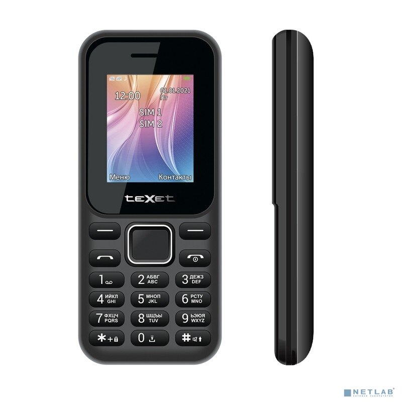 Texet Мобильный телефон TEXET TM-123 мобильный телефон цвет черный