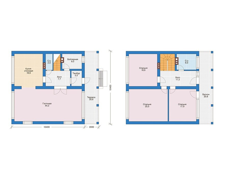 Проект дома Plans-56-49 (161 кв.м, газобетон) - фотография № 3