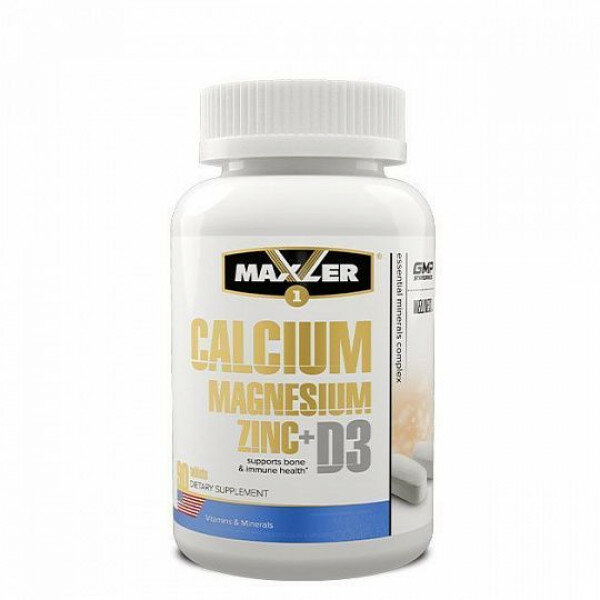 Maxler Calcium Magnesium Zinc+D3 90 