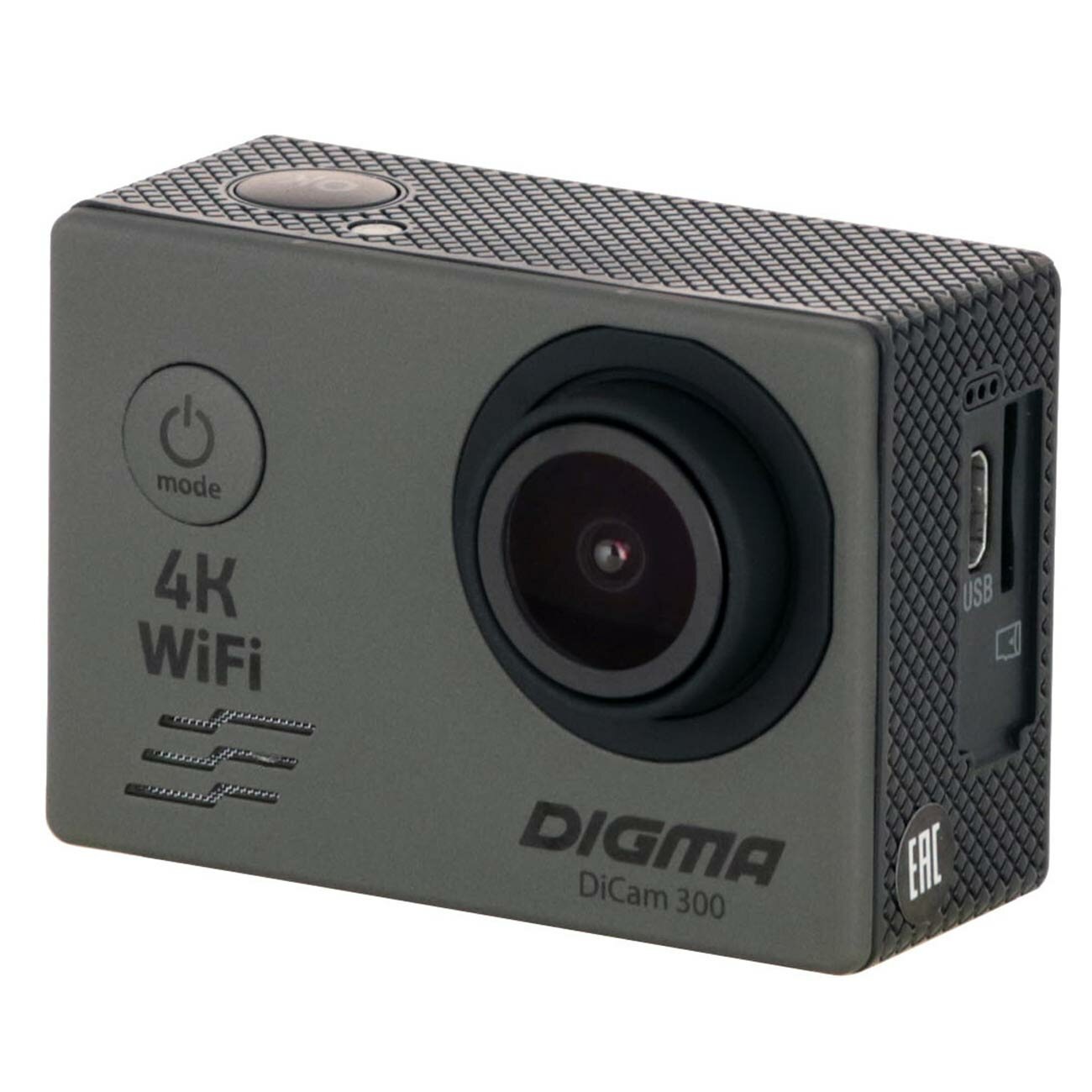 Экшн-камера DIGMA DiCam 300 3840x2160 700 мА·ч