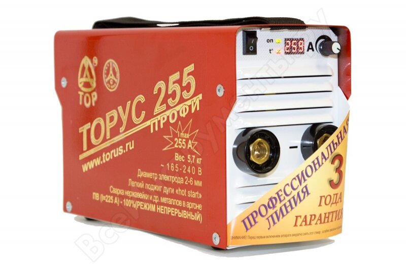 Сварочный инвертор ТОРУС-255 профи