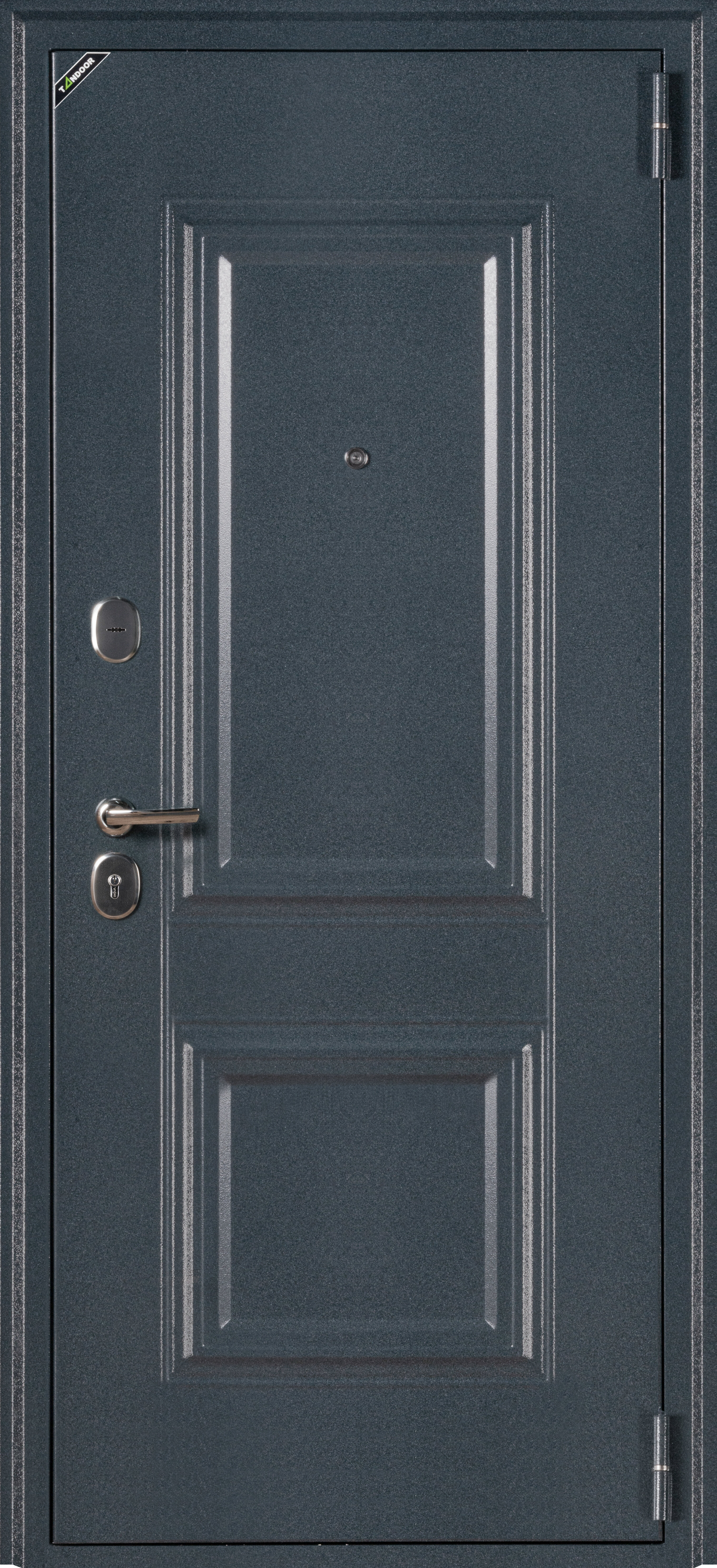 Входная дверь Кантата, белый матовый 86*205, с левосторонним открыванием - фотография № 1