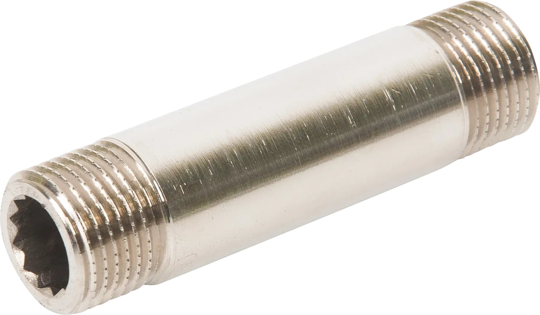 фото Бочонок Equation 1/2"x80 мм никелированная латунь