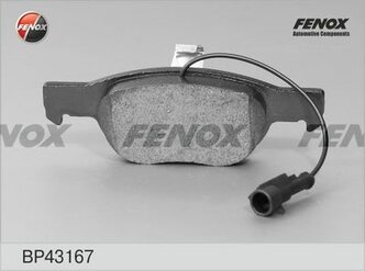 Колодки тормозные передние дисковые Fiat Brava/Bravo I/Marea 95>02 FENOX BP43167