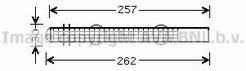 Осушитель кондиционера BMW X5/X6/5 06>19 Mini Mini/Mini Clubman 06>15 AVA COOLING SYSTEMS BWD298