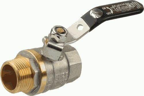 фото Кран шаровой TeRma CB 1.1/4" в н ручка никель