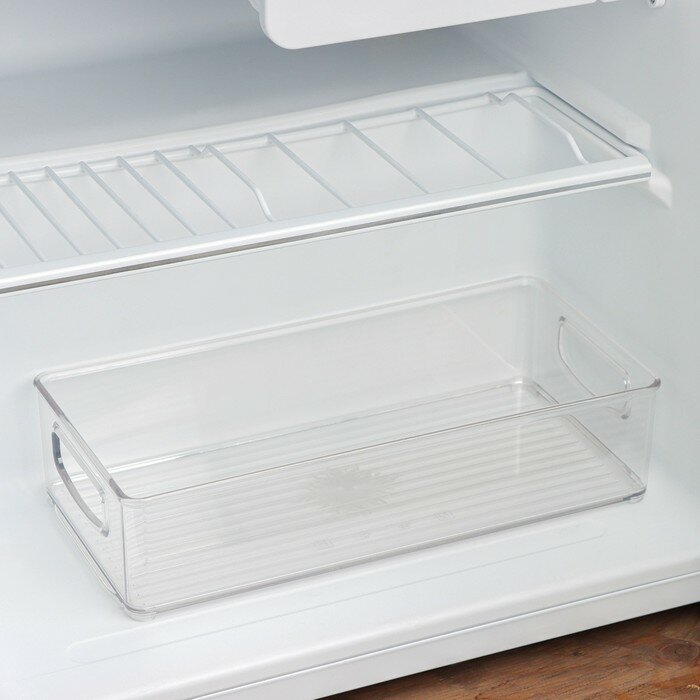 Органайзер для холодильника 31,2х15,2х7,5см Berkana, цвет прозрачный - фотография № 2