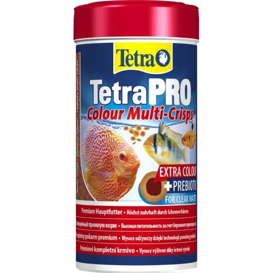 Корм для усиления насыщенности окраса TETRA PRO Colour Multi-Crisps чипсы 250мл