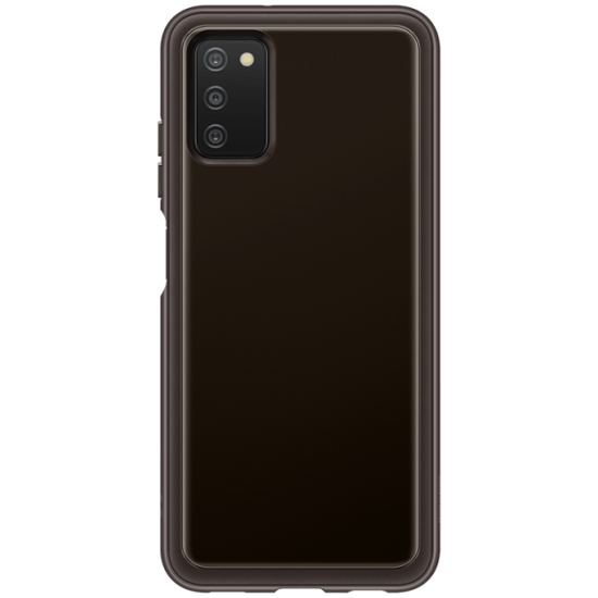 Чехол Samsung для Galaxy A03s Soft Clear Cover, черный