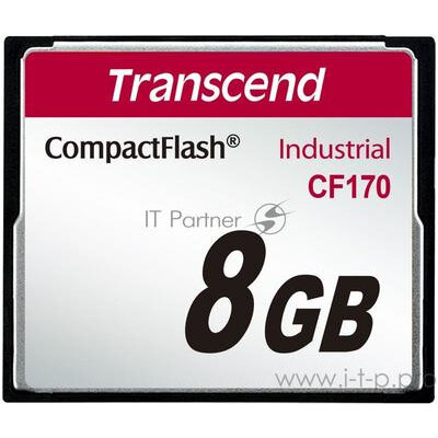 Карта памяти TS8GCF170 Transcend 8GB, CF Card, Mlc, Embedded .