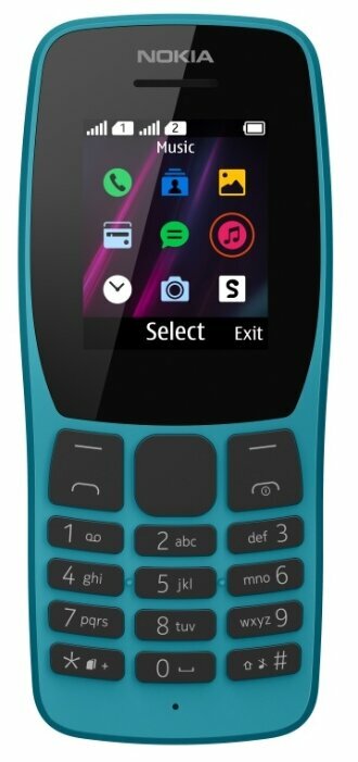 Мобильный телефон Nokia 110 DS (2019), blue