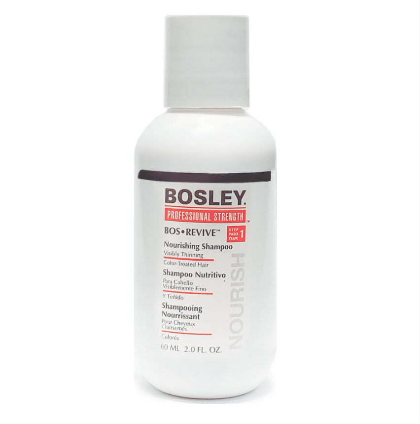 Шампунь питательный для истонченных окрашенных волос - Bosley Bos Revive Shampoo (60 ml)