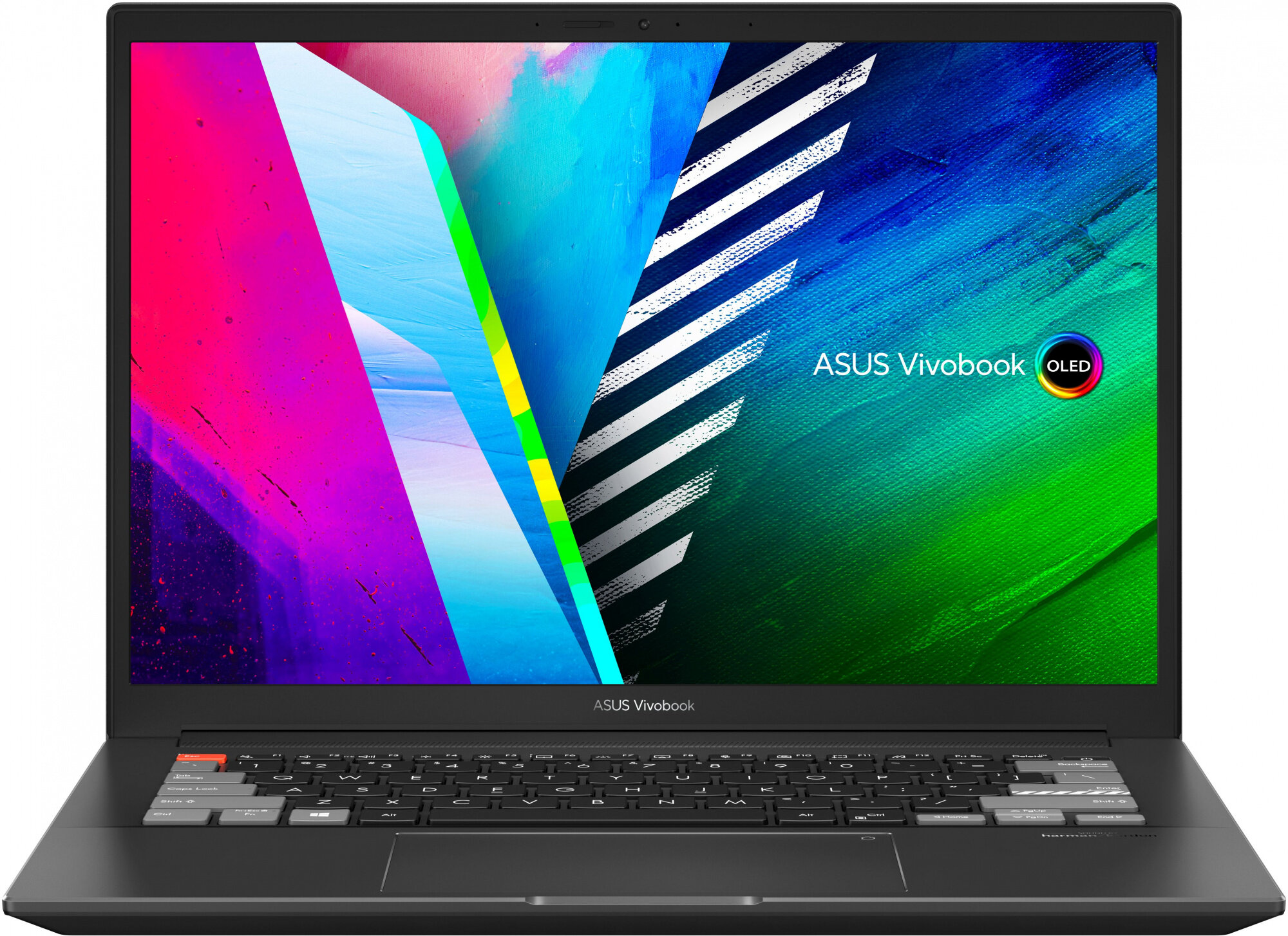 ASUS Ноутбук Asus Vivobook Pro 14X OLED N7400PC-KM050W Core i5 11300H 16Gb SSD512Gb NVIDIA GeForce RTX 3050 4Gb 14" OLED 2.8K (2880x1800) Windows 11 Home grey WiFi BT Cam 90NB0U43-M03050