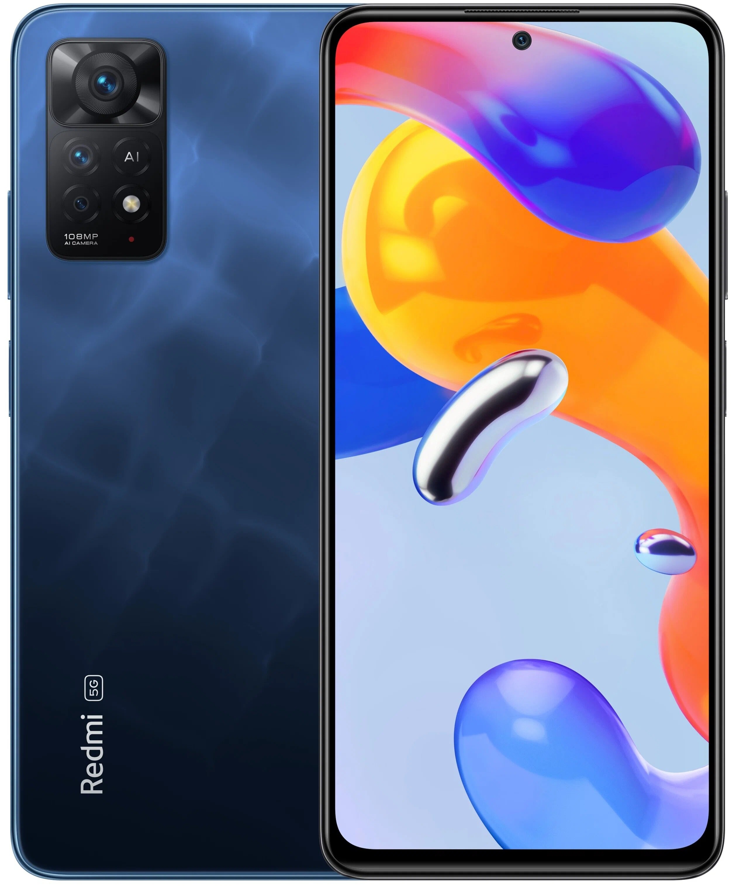 Смартфон Xiaomi Redmi Note 11 Pro 5G 6/64 ГБ, синяя атлантика (RU)