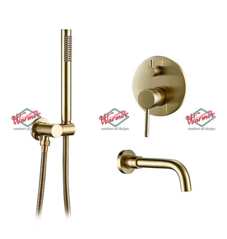 Комплект для ванны и душа Warmer Bronze Line 150135