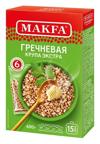 Крупа гречневая Makfa ядрица экстра, 400г - фотография № 2