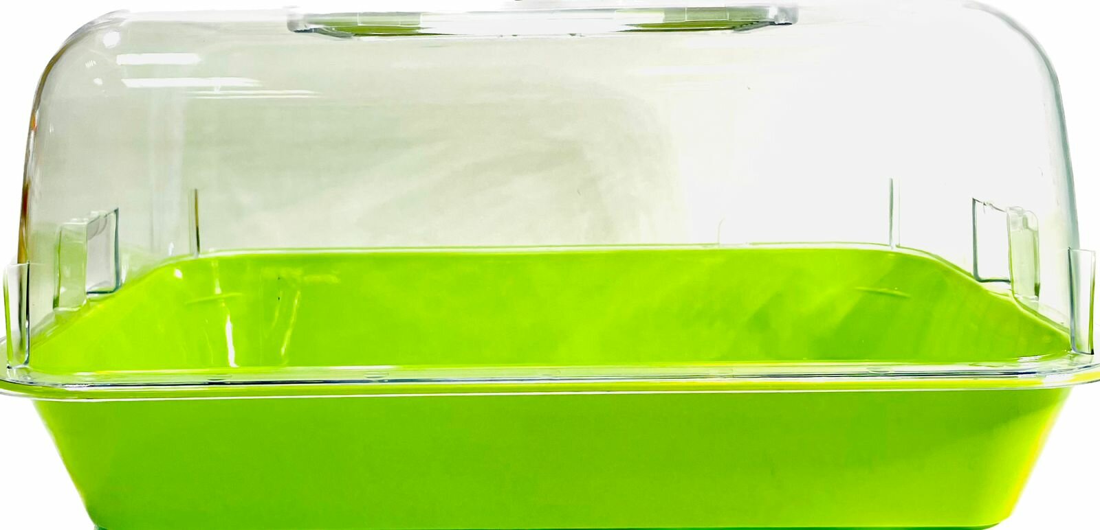 Клетка-террариум Зооэкспресс, для грызунов с пласт. дверкой и комплектацией 33х24х15, малый, зеленый