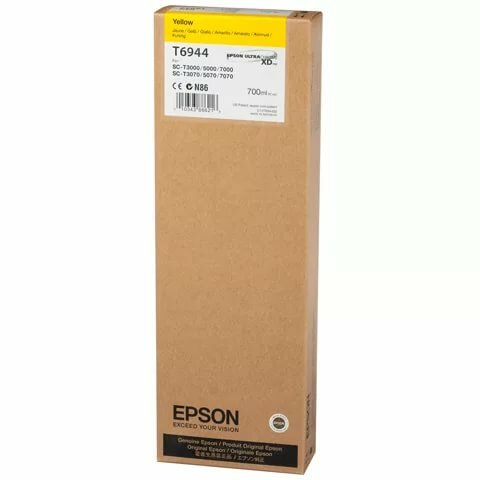 Картридж EPSON C13T694400 для SureColor SC-T3000 T3200 T5000 T5200 T7000 T7200 (Yellow) 700 мл