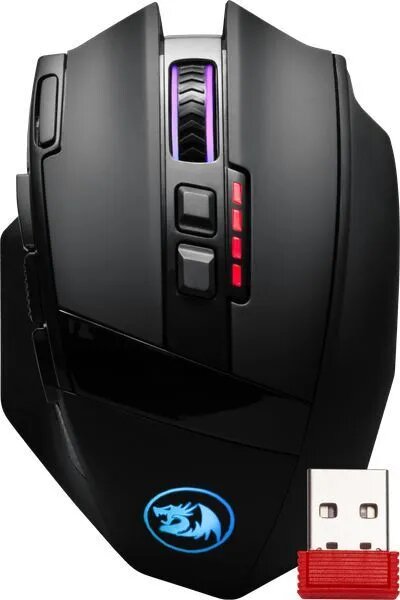 Мышь беспроводная/проводная Redragon Sniper PRO черный