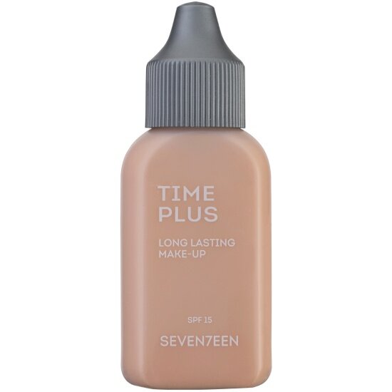 Тональный крем длительного действия SEVENTEEN Time Plus Longlasting Make Up, тон 4 средний беж