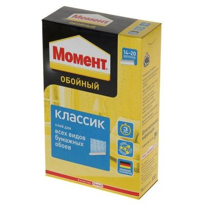 Клей "Момент" Классик, обойный, 500 г Момент 1124453 .