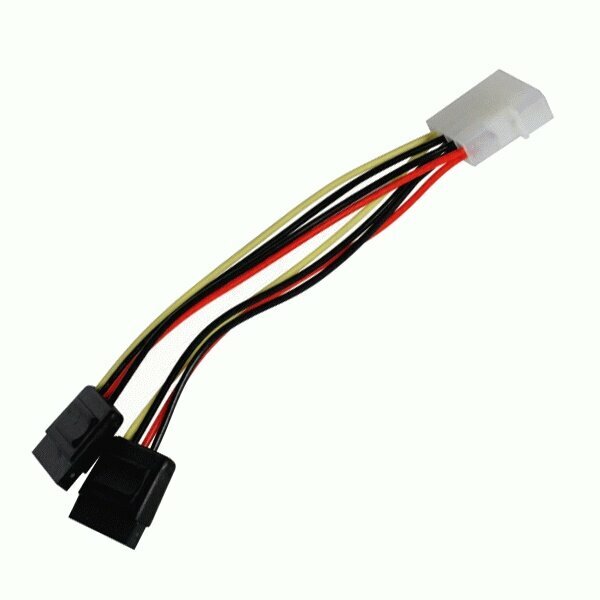 переходник Gembird Molex 4 pin to 2 SATA