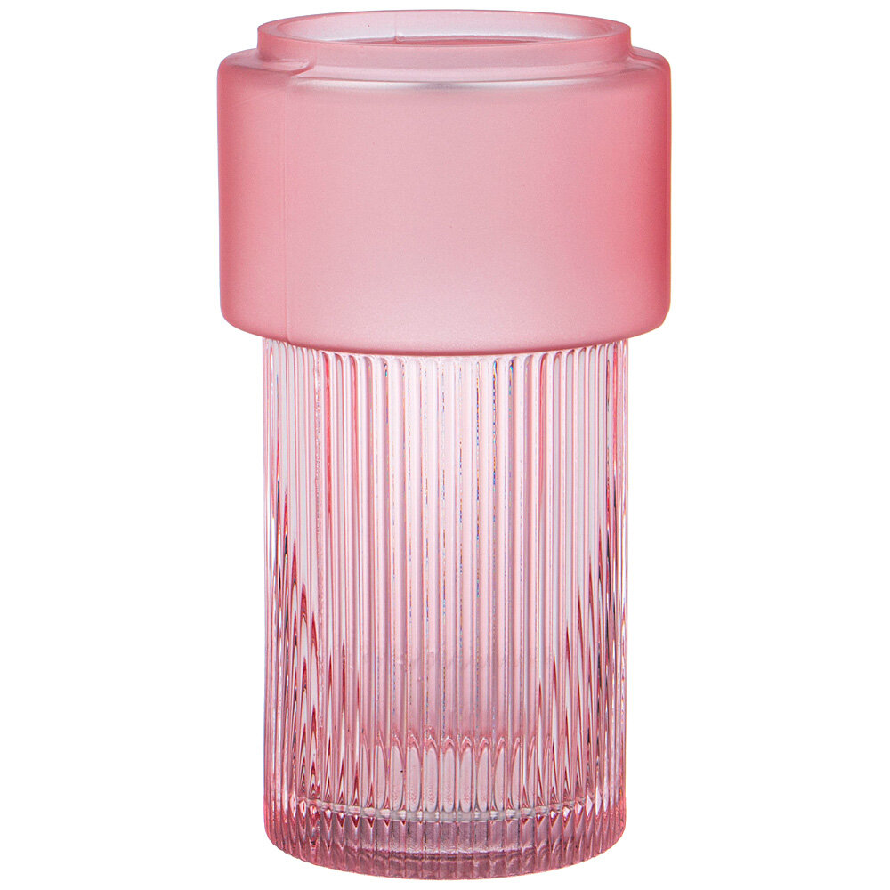фото Ваза Lefard Jade pink 10х20см, стекло