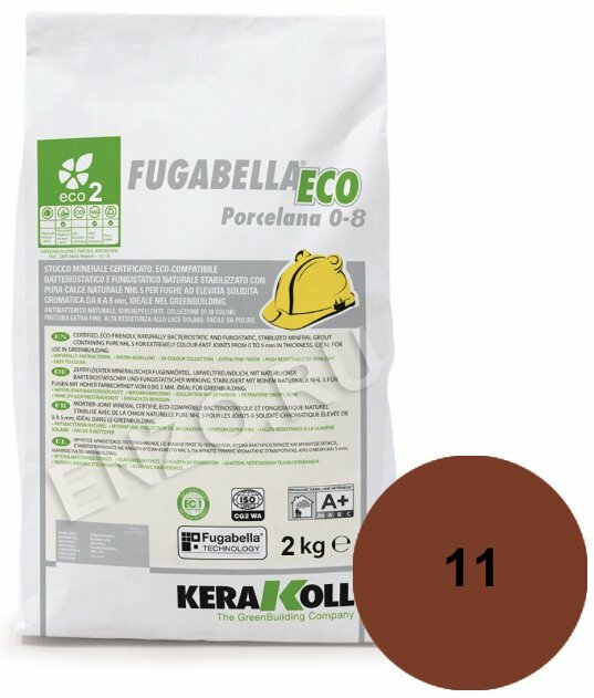 Kerakoll Fugabella Eco Porcelana 11 Brown затирка для швов Kerakoll 2кг.