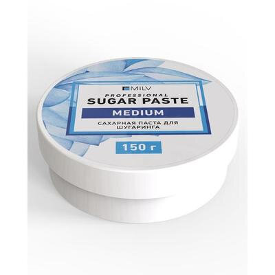 Сахарная паста для шугаринга Milv Sugar, средняя, 150 г MILV 4680043 .