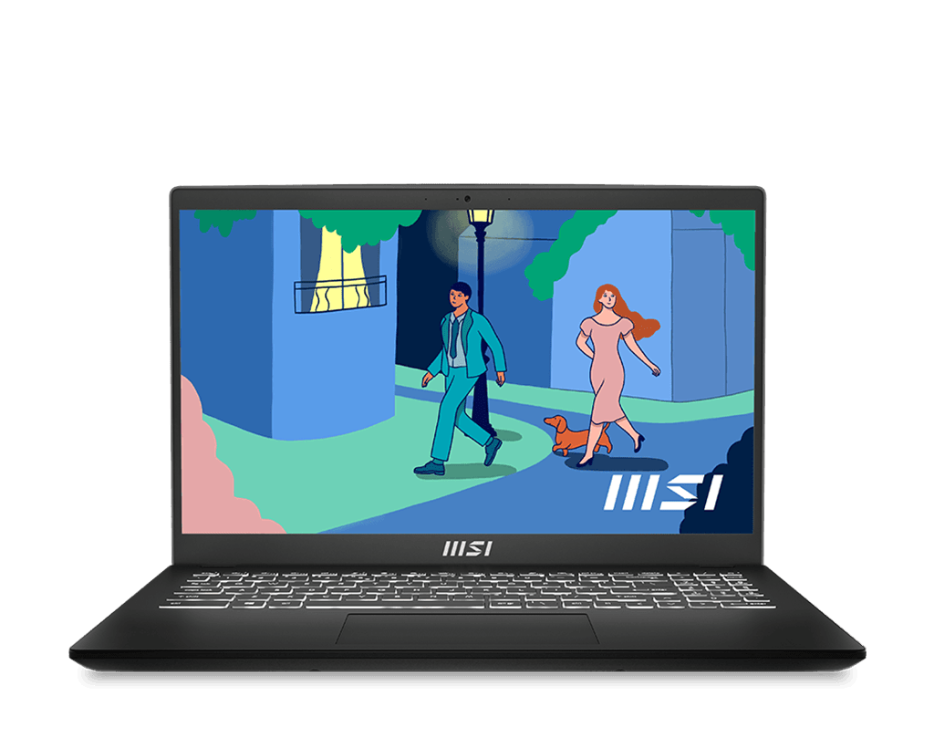 Ноутбук MSI Modern 15 B12M-212XRU [9S7-15H112-212] Black 15" {FHD i7-1255U/16Gb/512Gb SSD/DOS}