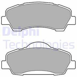 Колодки тормозные передние дисковые Citroen C-Elysee/C4 Cactus 12> Peugeot 301/308 II/308 SW II 12>21 DELPHI LP2485