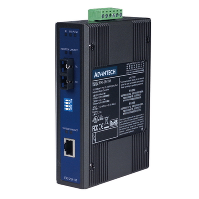 Интерфейсный модуль Eki-2541m-ae 10/100T (X) to SC Multi-Mode Industrial Media Converter Advantec .