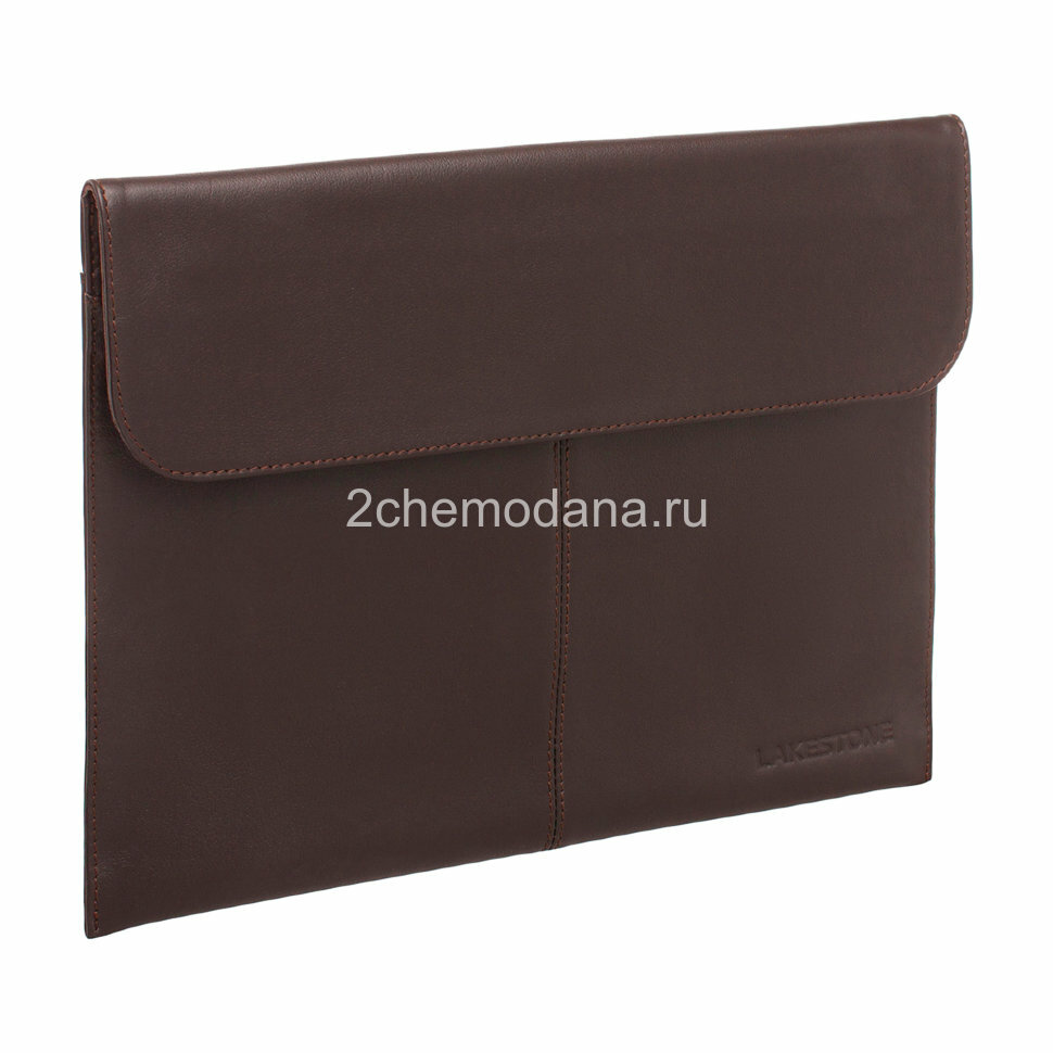 Мужская кожаная папка LAKESTONE Crosby 961011/BR Brown