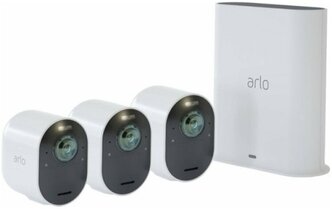 Комплект видеонаблюдения NetGear Arlo Ultra 4K UHD Wire-Free Security 3-Camera System (VMS5340-100EUS)