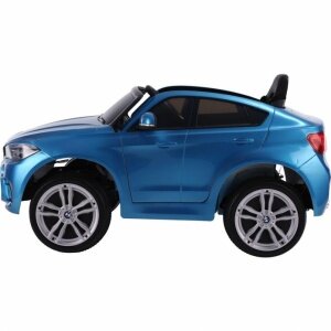 Детский электромобиль Rivertoys BMW X6M JJ2199 синий глянец