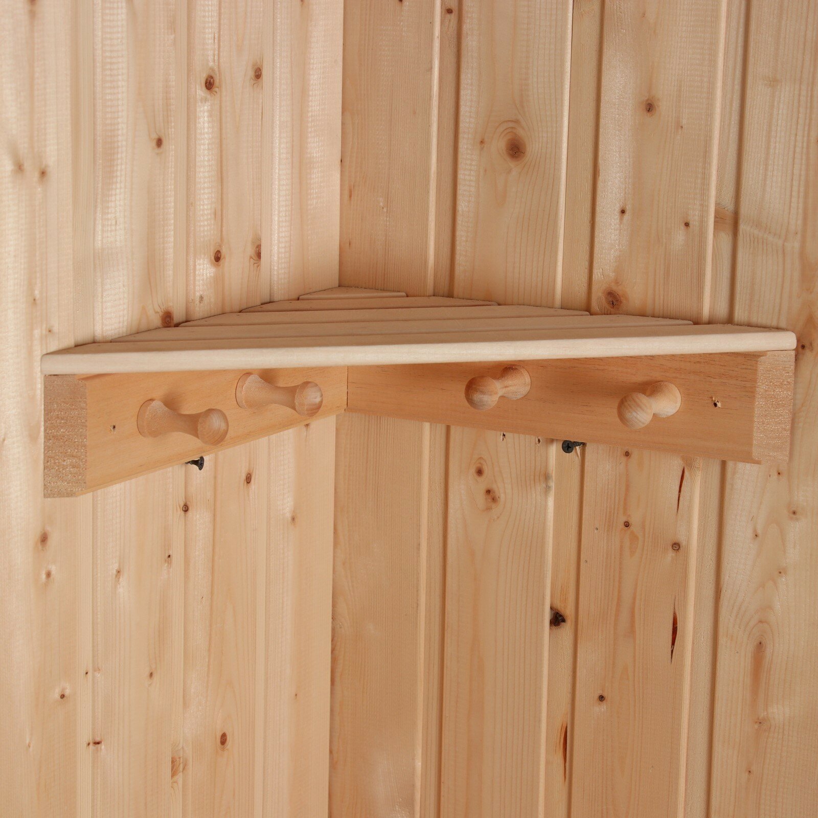 фото Полка угловая 4 крючка