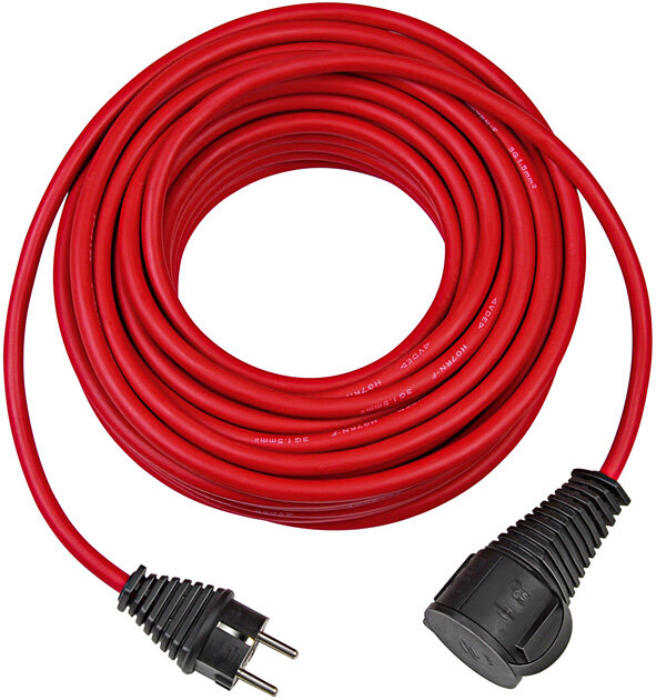 1167830 Brennenstuhl удлинитель-переноска Extension Cable,25м., кабель красный 1,5мм2, 1 роз.,IP44